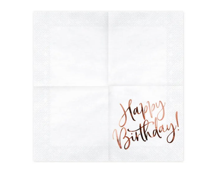 Happy-Birthday-Servietten-Rose-Gold-20-Stück