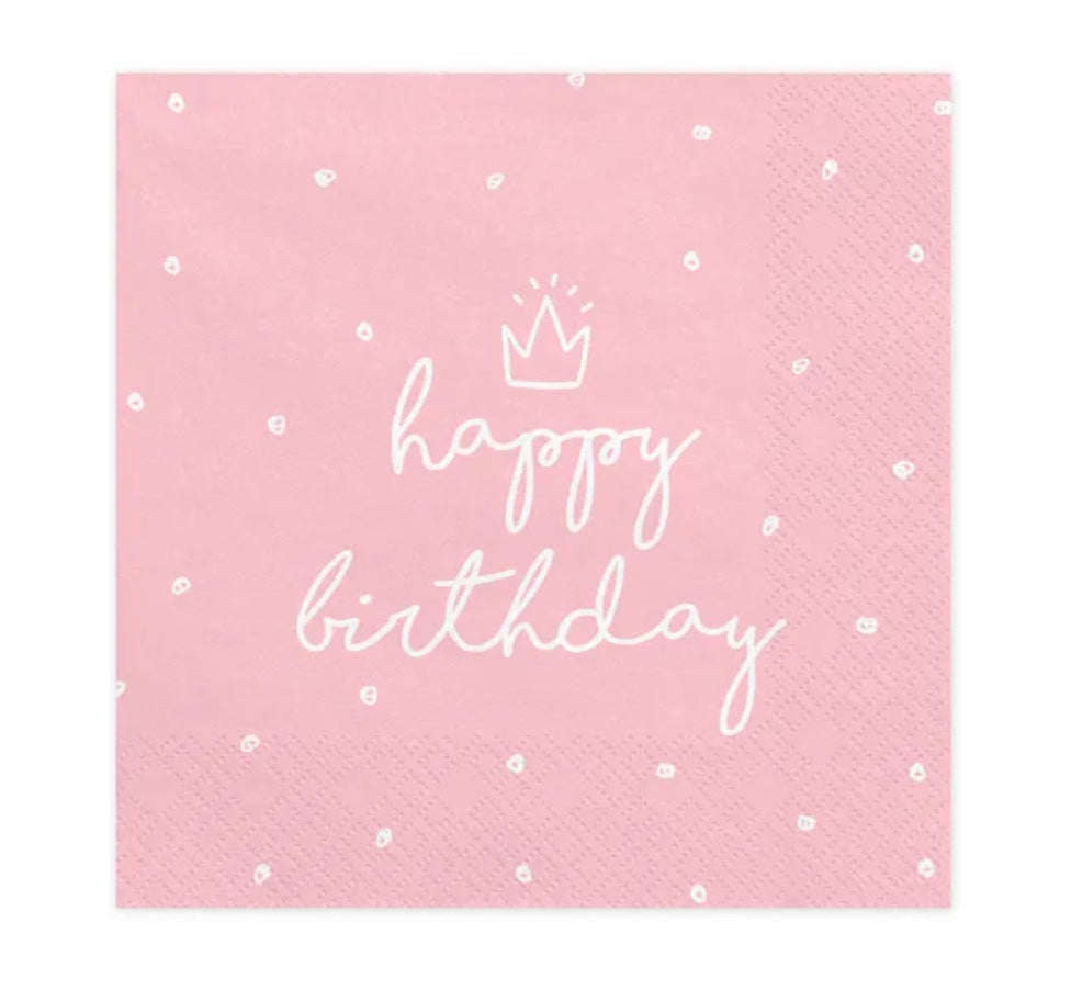 Happy-Birthday-Servietten-pink-20er-Pack