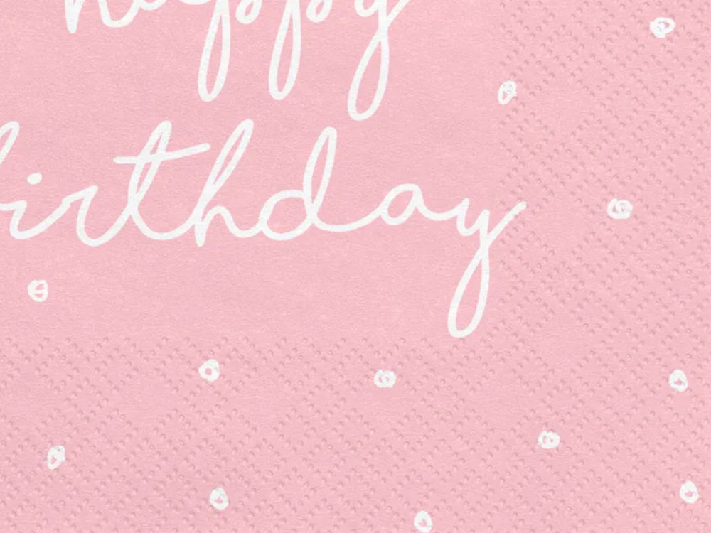 Happy-Birthday-Servietten-pink-20er-Pack