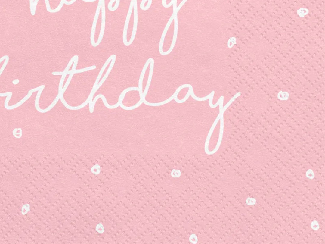 Happy-Birthday-Servietten-pink-20er-Pack