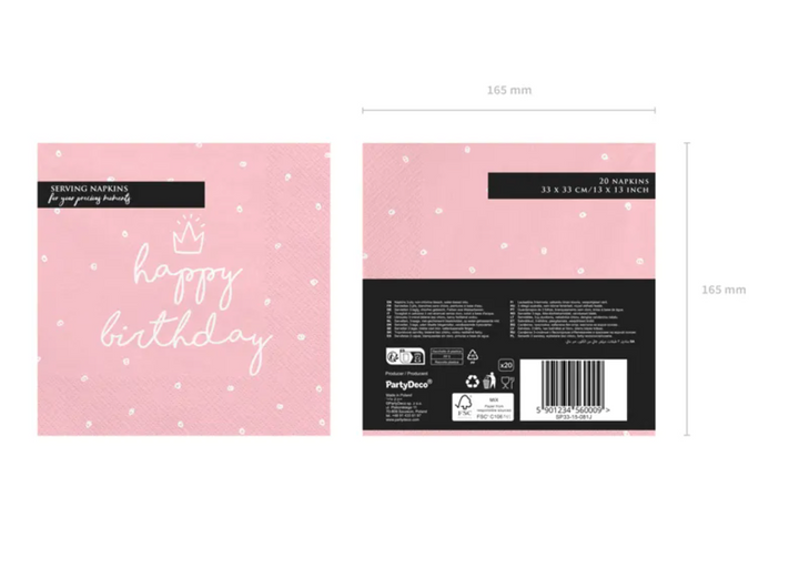 Happy-Birthday-Servietten-pink-20er-Pack