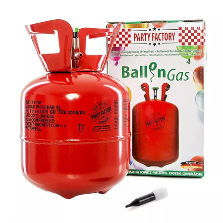 Ballongas Helium, 0.14m3, für bis zu 20 Luftballons - ideal für Folienballons image