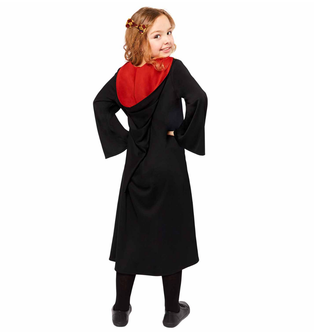 Hermine Granger Kostüm Deluxe mit Zauberstab für Kinder, 6-8 Jahre