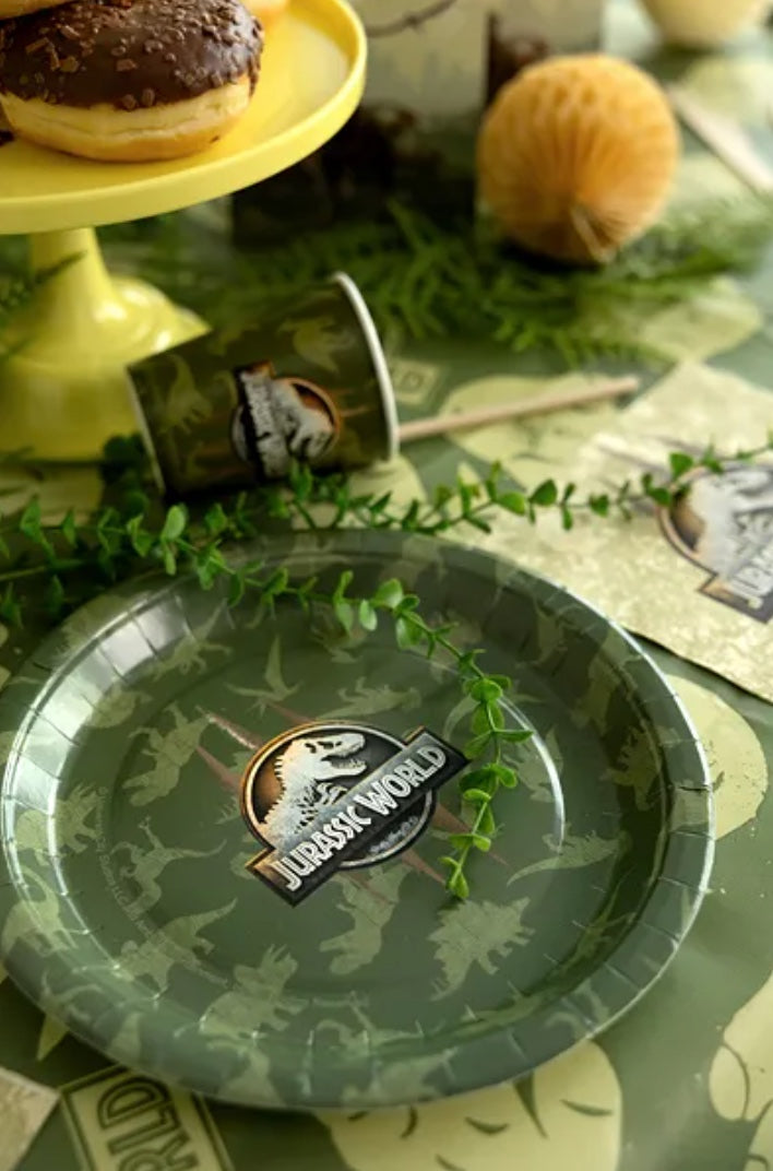 Jurassic-World-Party-Teller-8-Stück-23cm
