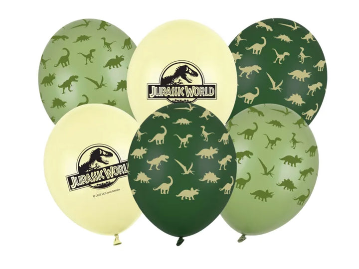 Luftballons-Jurassic-World-6-Stück-Ø-30-cm