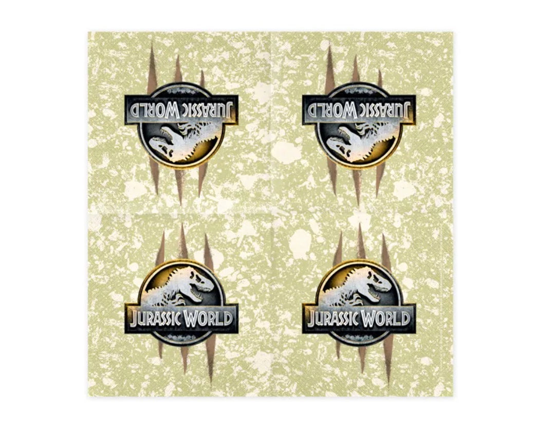Jurassic World Servietten, 20 Stück