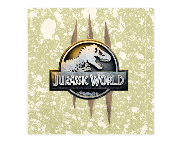 Jurassic World Servietten, 20 Stück