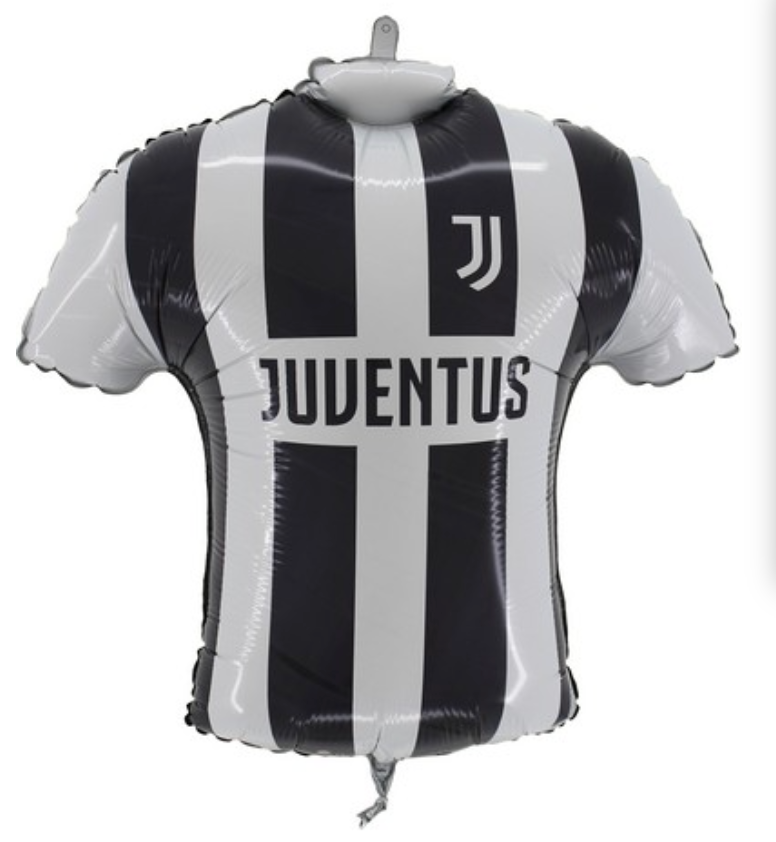 Foil balloon Juventus jersey, personalizable, 63 x 65 cm