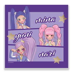 K-Pop-Idol-Servietten-20er-Pack-33x33cm