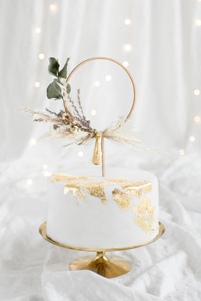 Kuchentopper aus Holz rund