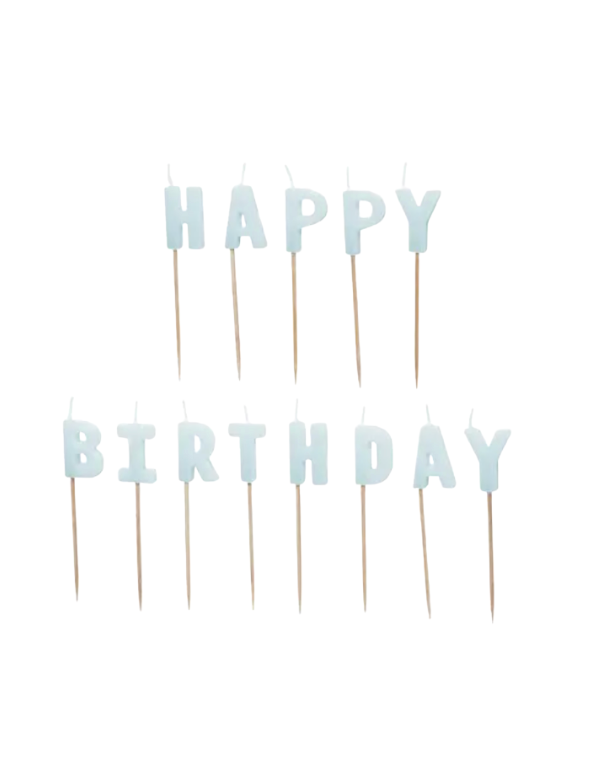 Kerze-Happy-Birthday-blau-13er-Pack-2-5-cm
