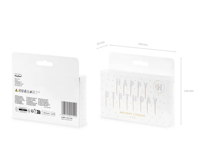 Kerzen-Happy-Birthday-weiss-13er-Pack-2-5-cm
