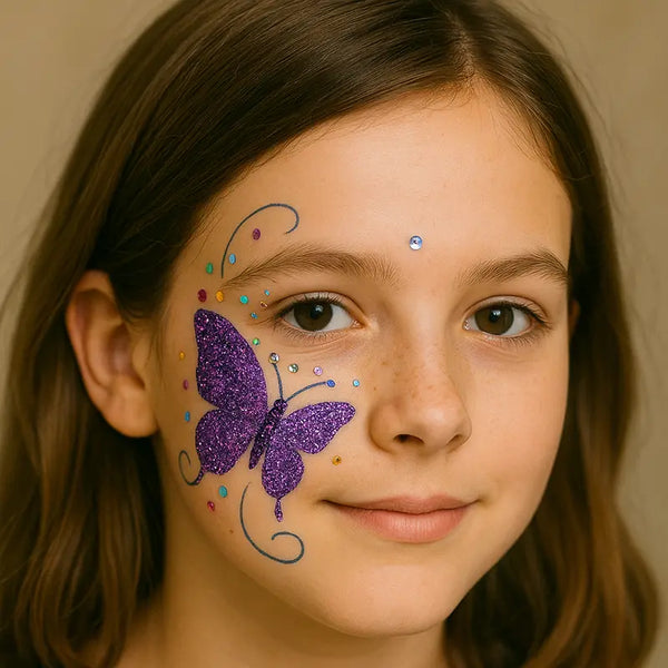 Kind mit Schmetterling 
