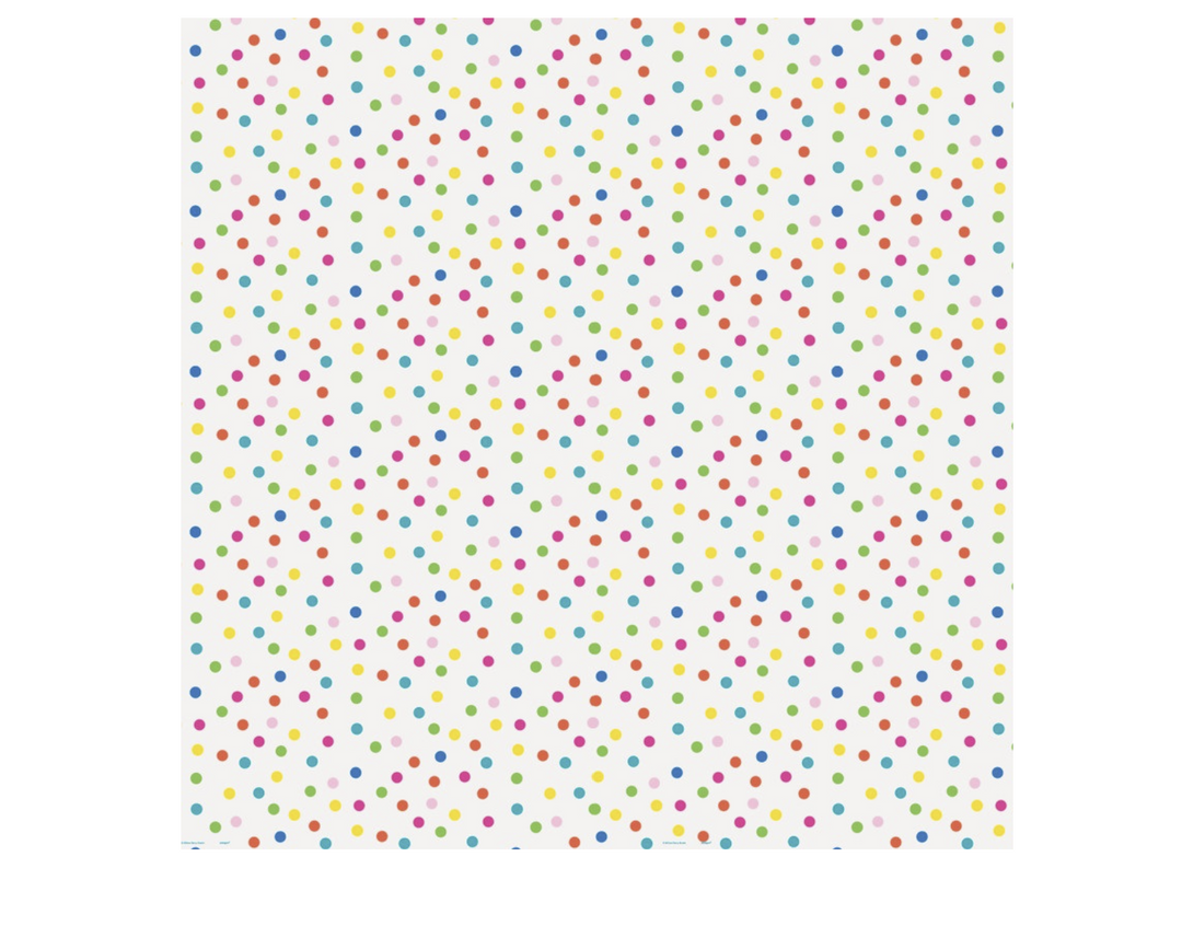 Geschenkpapier, Confetti Cake bunt, 75 X 150 cm kinderparties-shop