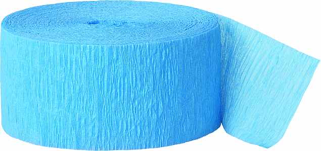Kreppgirlande, versch. Farben, 24 m kinderparties-shop