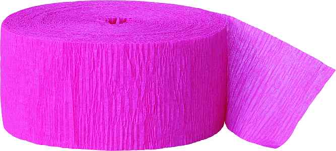 Kreppgirlande, versch. Farben, 24 m kinderparties-shop