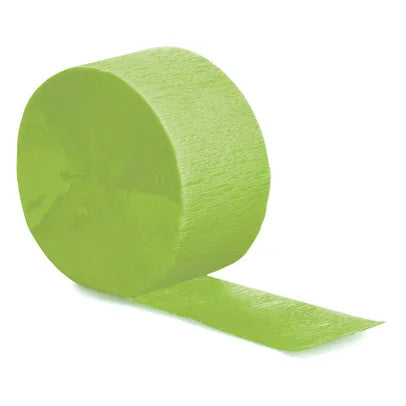 Guirlande de crêpe, diff. couleurs, 24 m