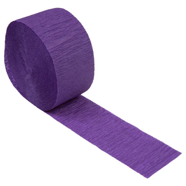 Guirlande de crêpe, diff. couleurs, 24 m