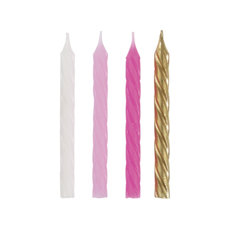 Kuchen-Kerzen-rosa-gold-24er-Pack-6-5cm