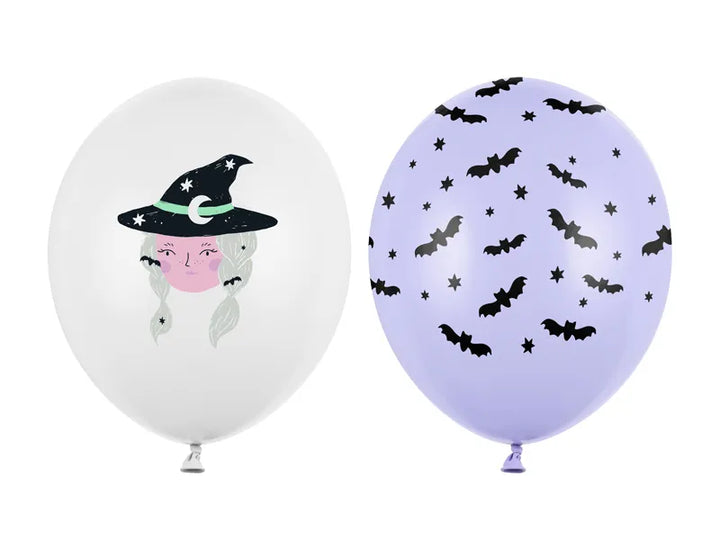 Halloween Luftballons, Witch Mix, 30cm, 50er Pack kinderparties-shop