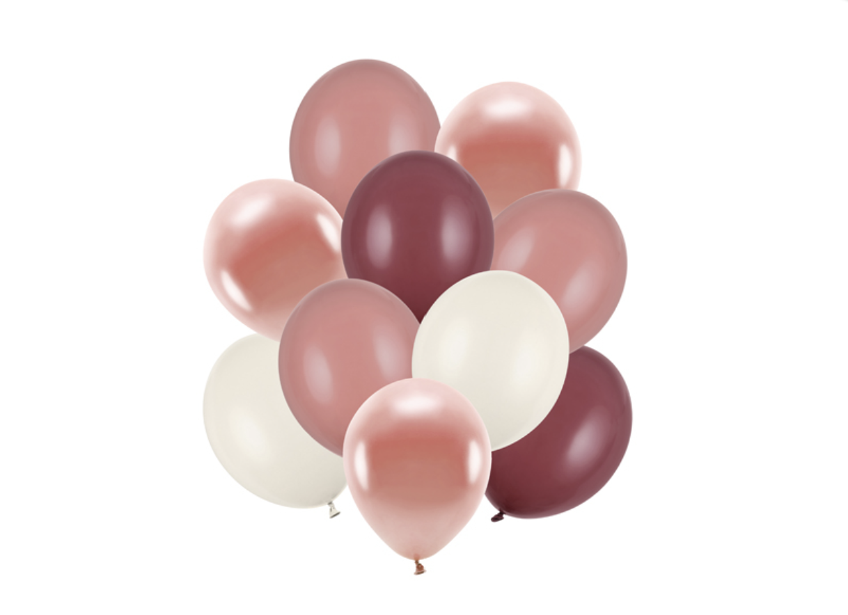 Luftballons Geburtstag 3 Jahre – 10-teiliges Set, Folienballons, Helium-geeignet
