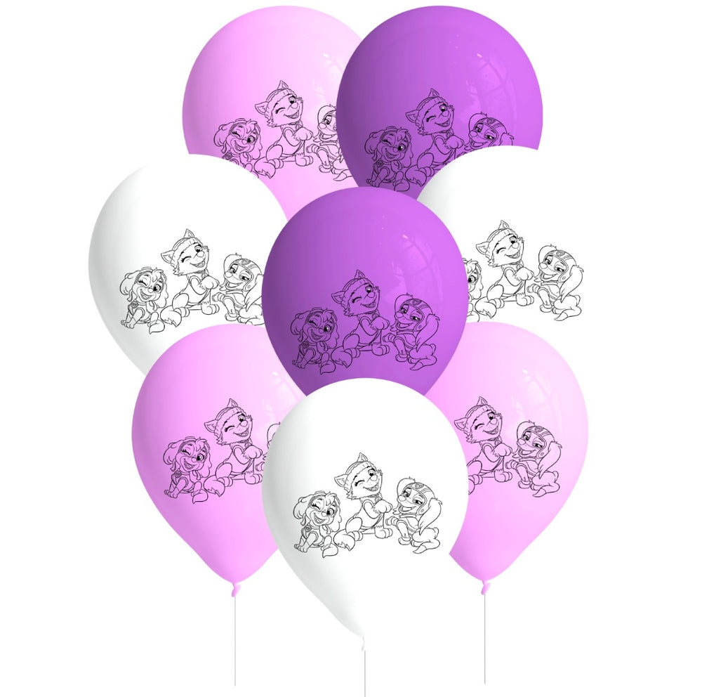 Luftballons-Skye-&-Everest-Paw-Patrol-8er-Pack