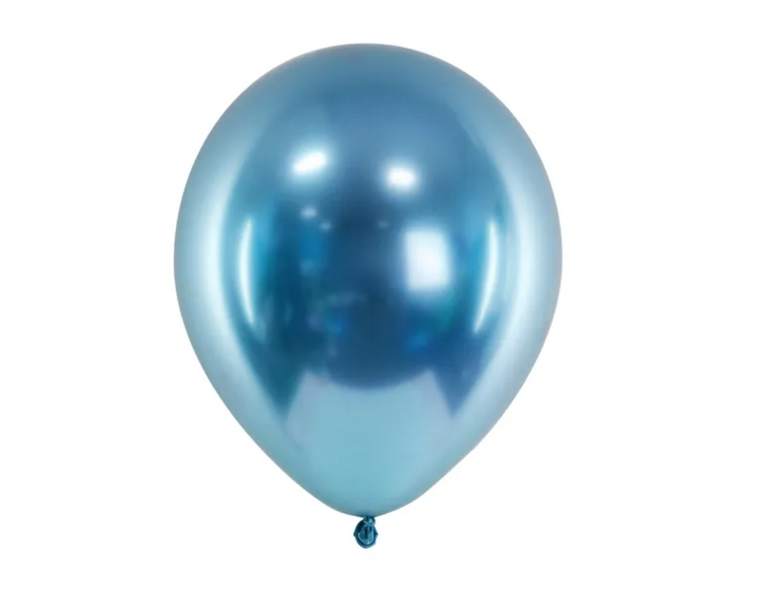 Luftballons-Glossy-blau-30-cm-10er-Pack