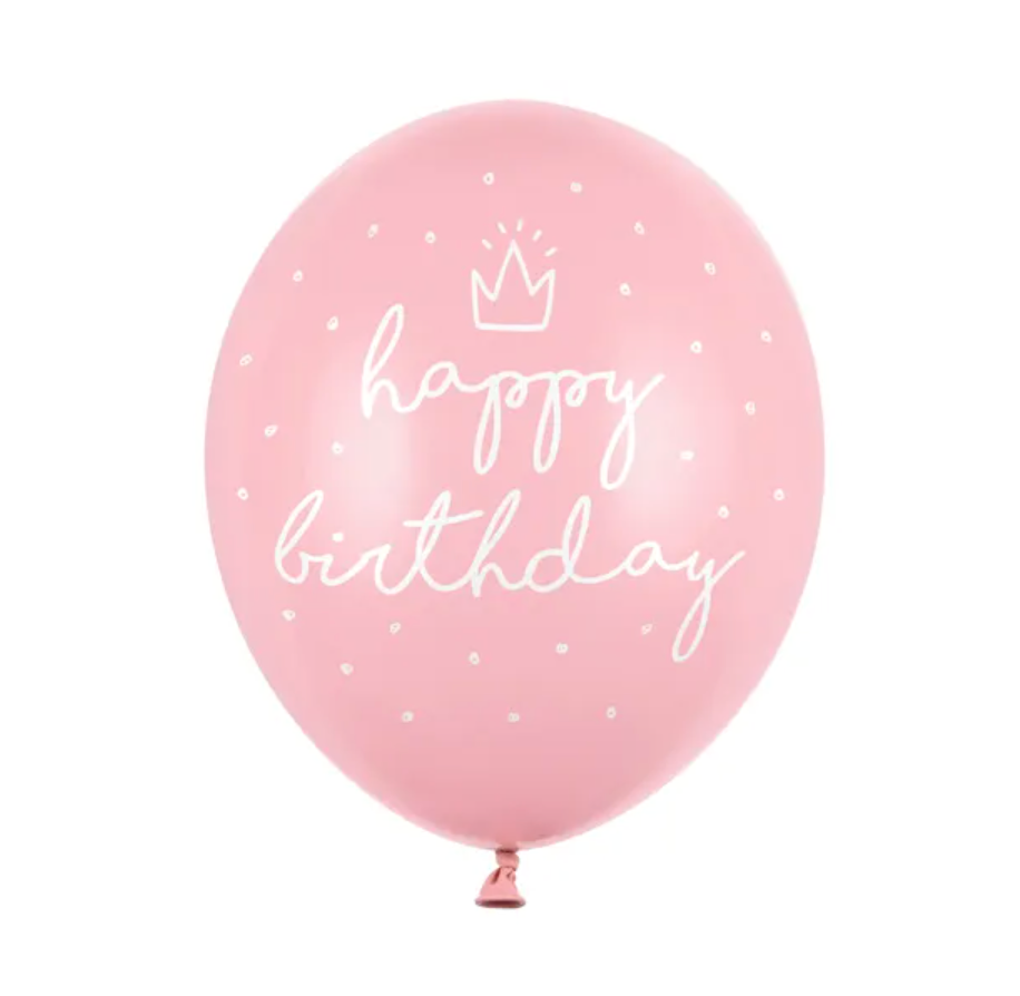 Luftballons-Happy-Birthday-Pink-6er-Pack-30cm