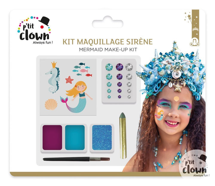 Meerjungfrauen Schmink Set, Kinder Makeup kinderparties-shop