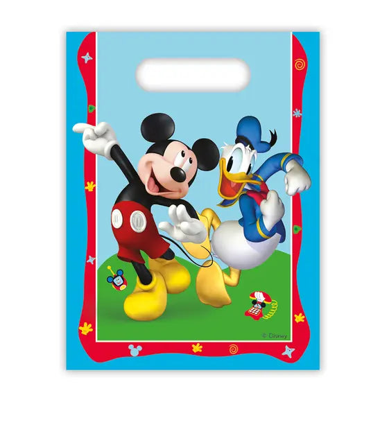 Mickey Maus Rock the House Mitgebsel Tüte, 6er Pack kinderparties-shop