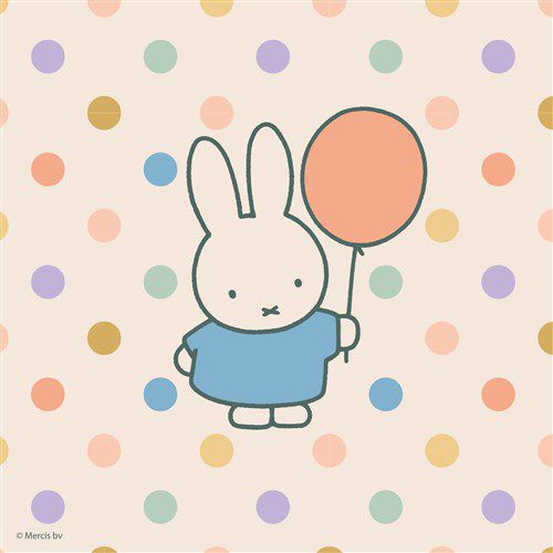 Servietten Miffy Pastell, 20er Pack, 33x33cm kinderparties-shop