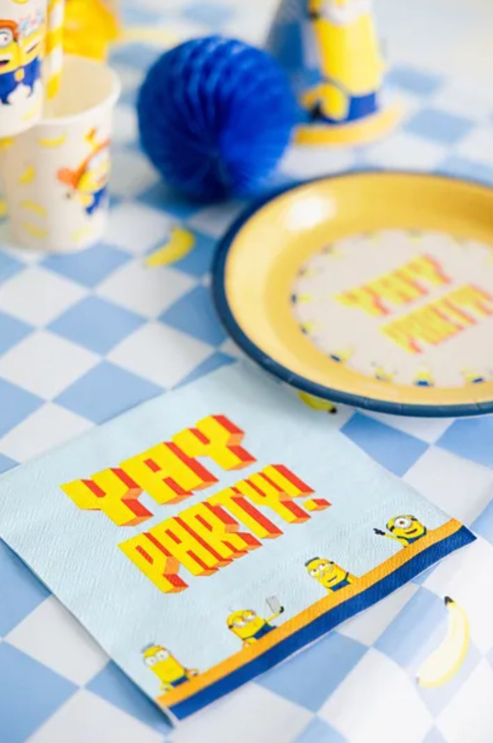 Minions-Servietten-Yay-Party-20-Stück