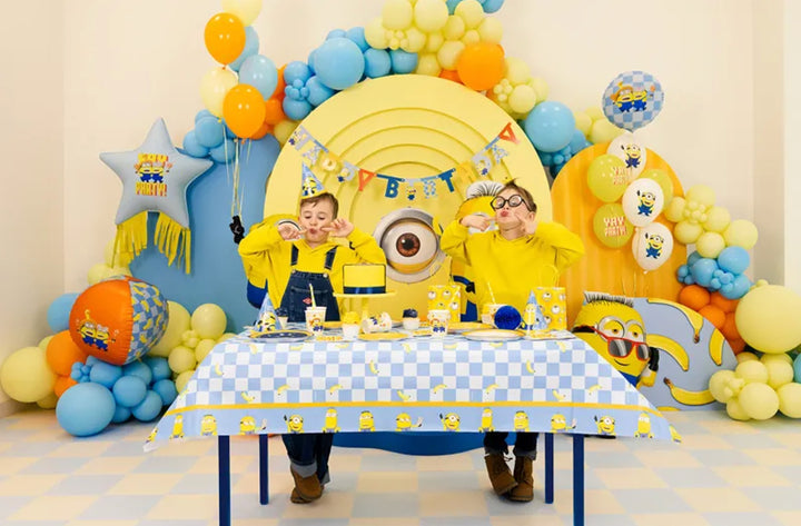 Tischdecke Minions aus Papier, 1.2 x 1.8 m
