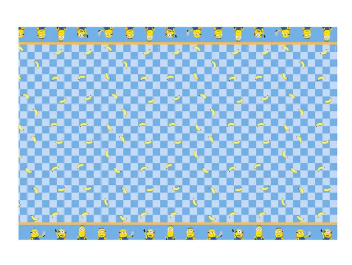 Tischdecke Minions aus Papier, 1.2 x 1.8 m