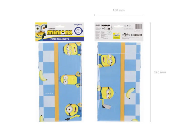 Tischdecke Minions aus Papier, 1.2 x 1.8 m