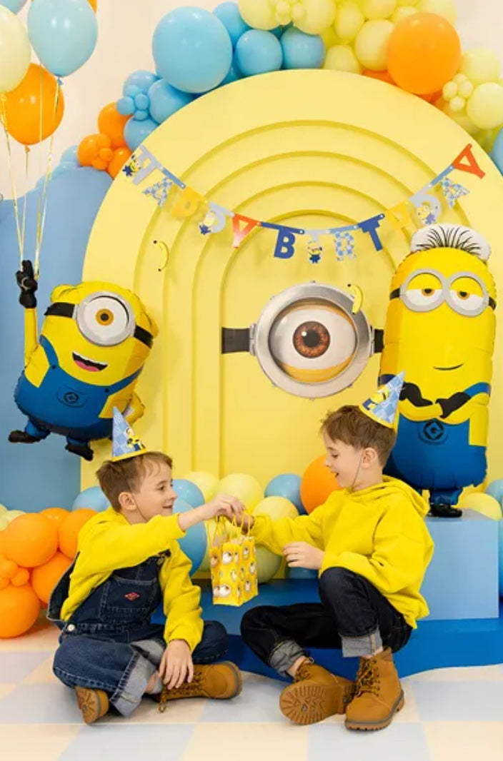 Minions Geschenktüten für Mitgebsel, 6 Stück
