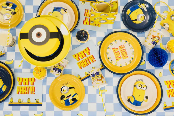 Minions Partyteller 'Yay Party', 6 Stück, Ø 23 cm