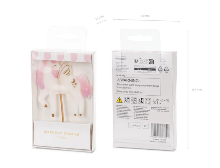 Motivkerze-Einhorn-1-Stück-9-cm