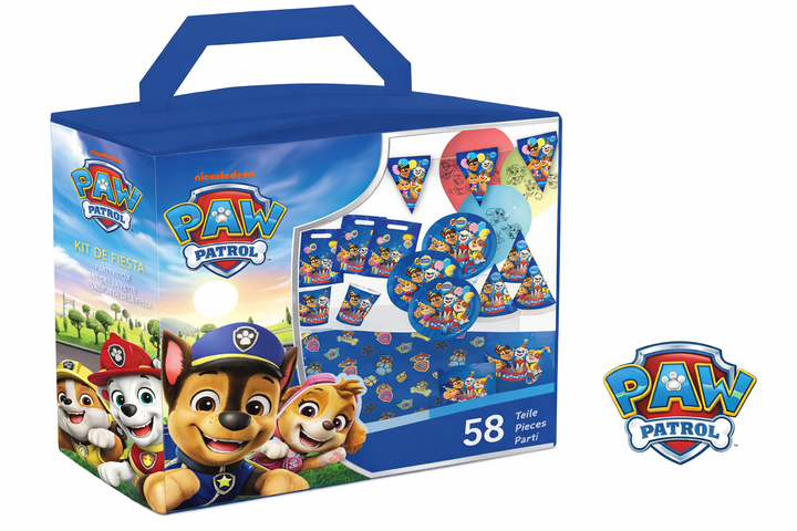 Party-Set-Paw-Patrol-Mottobox-für-Kindergeburtstag-58-teilig-für-6-8-Kinder