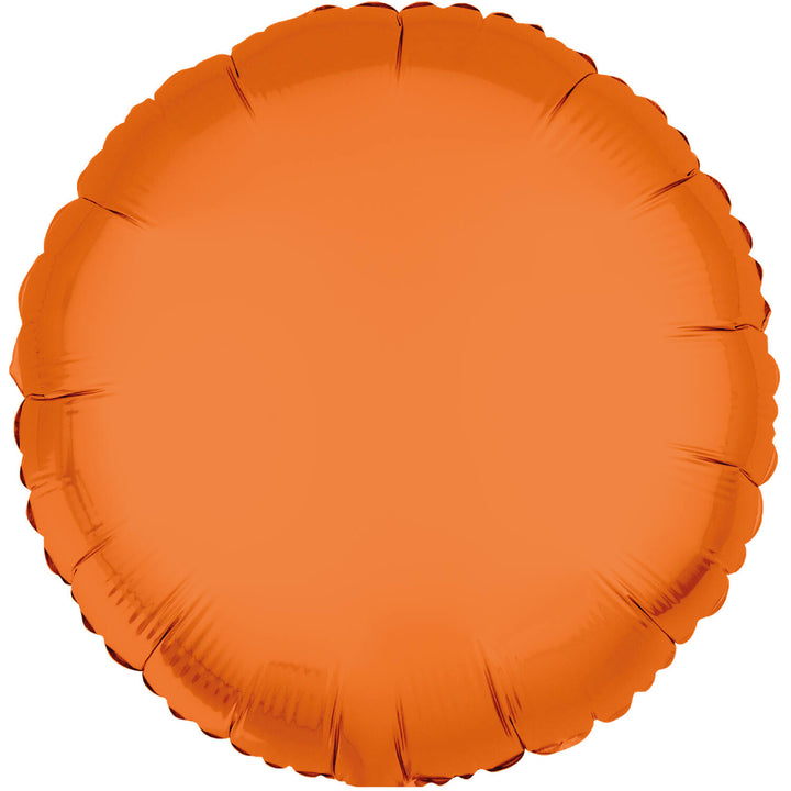 Neon-Orange-Folienballon-Kreis-rund-43cm