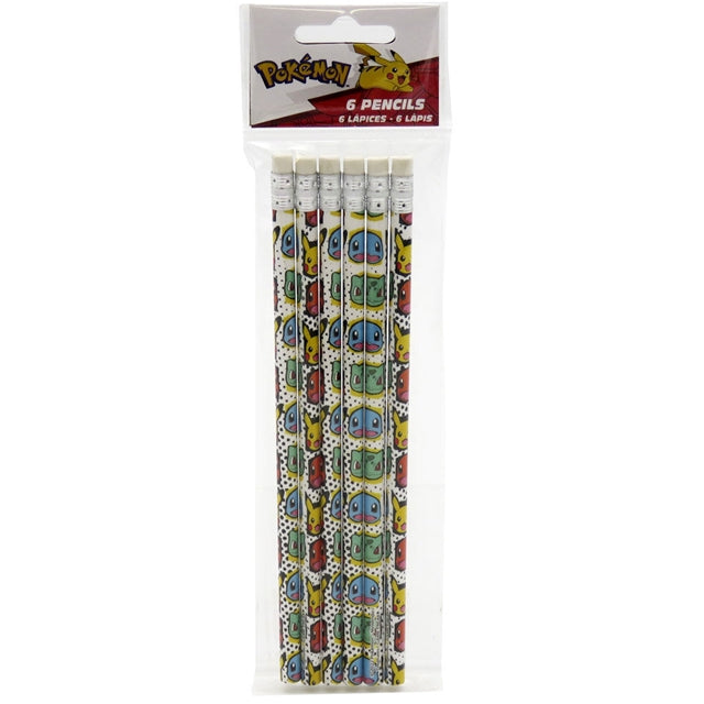 Bleistift Set Pokemon, 6er Pack