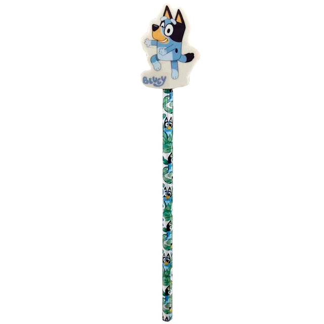 Bluey Bleistift mit Radiergummi Topper, 1 Stück