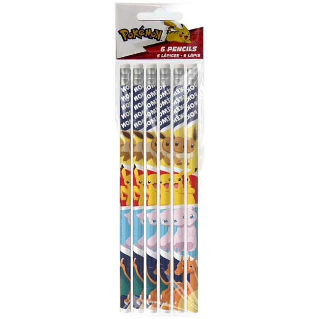 Bleistift-Set Pokémon, 6 Stück