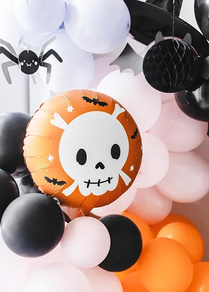 Papier Deko Spinnen, schwarz, Halloween, 5er Pack kinderparties-shop