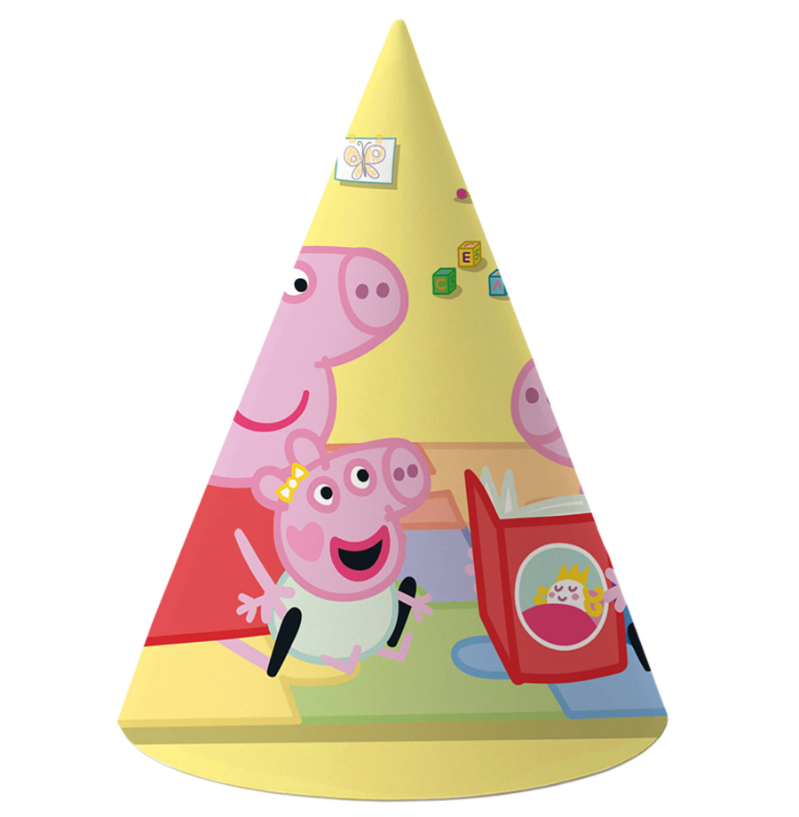 Partyhut-Peppa-Pig-6er-Pack-Pappe