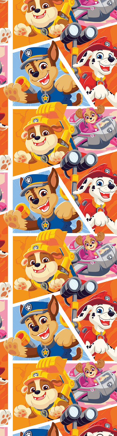 Paw Patrol Geschenkpapier, 1 Rolle, 70 x 200 cm