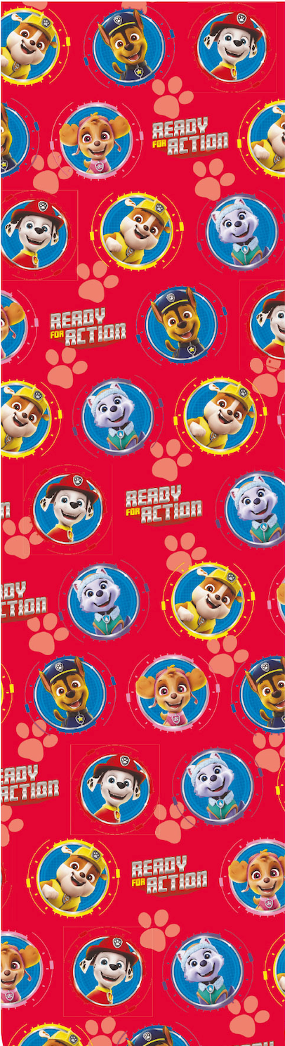 Paw Patrol Geschenkpapier, 1 Rolle, 70 x 200 cm