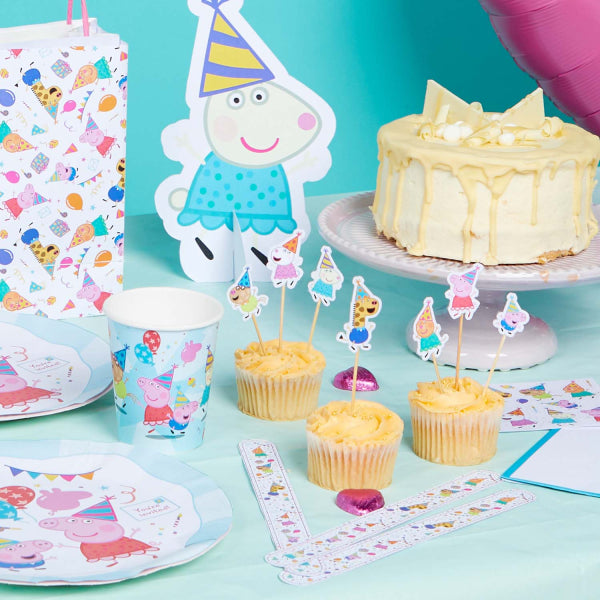 Hängespiralen, Peppa Wutz, 6 Stück kinderparties-shop