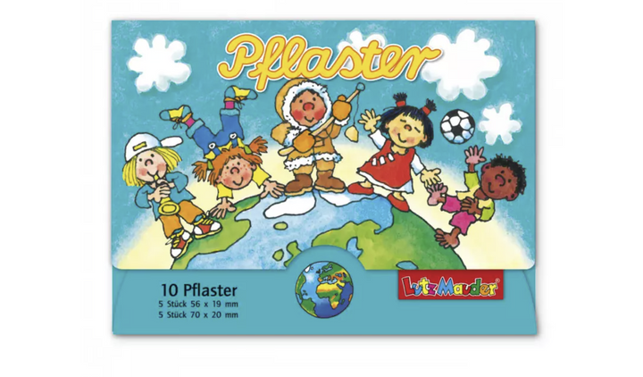 Kinderpflaster, Kinder der Welt, 10er Pack kinderparties-shop