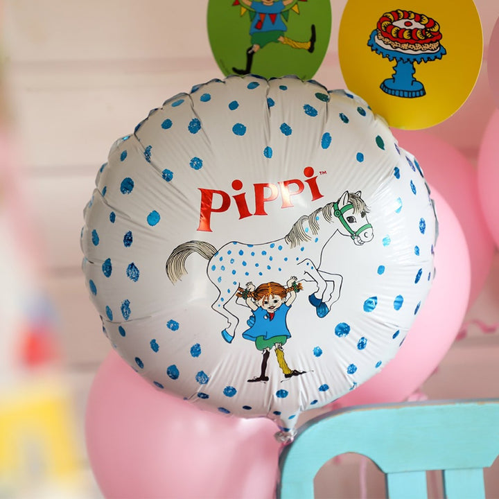 Folienballon Pippi Langstrumpf, Ø 45 cm